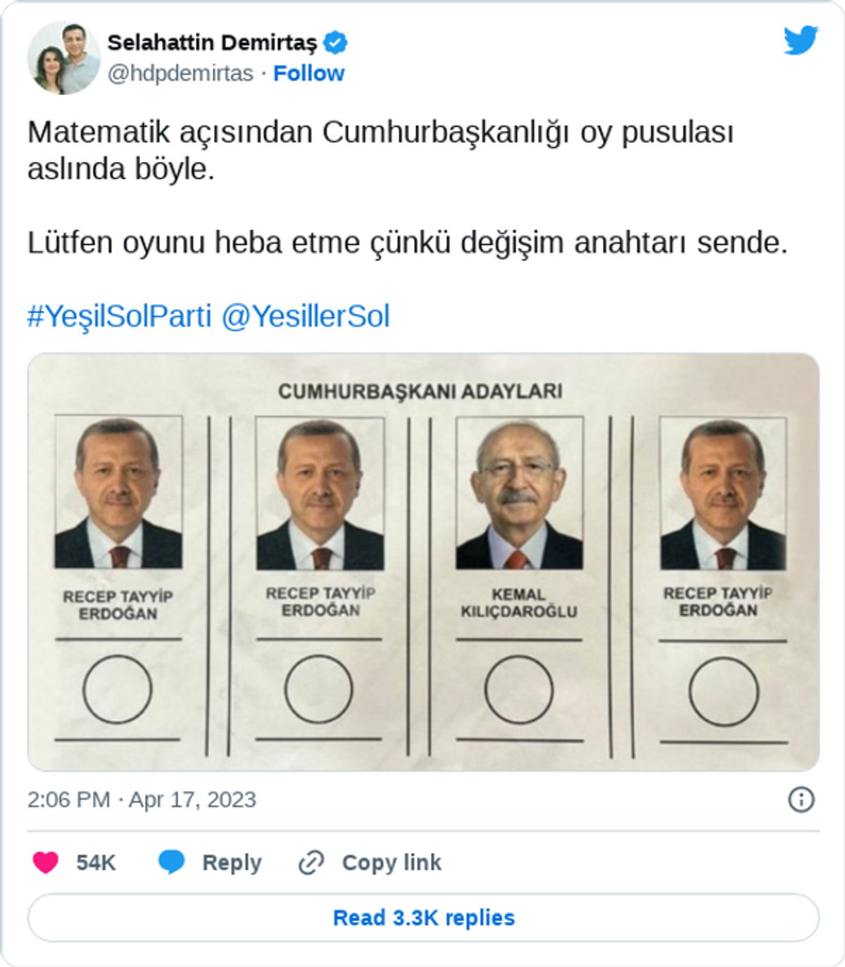 Aposto Kılıçdaroğlu ve vizyonu değiştirmek İlk turda İnce