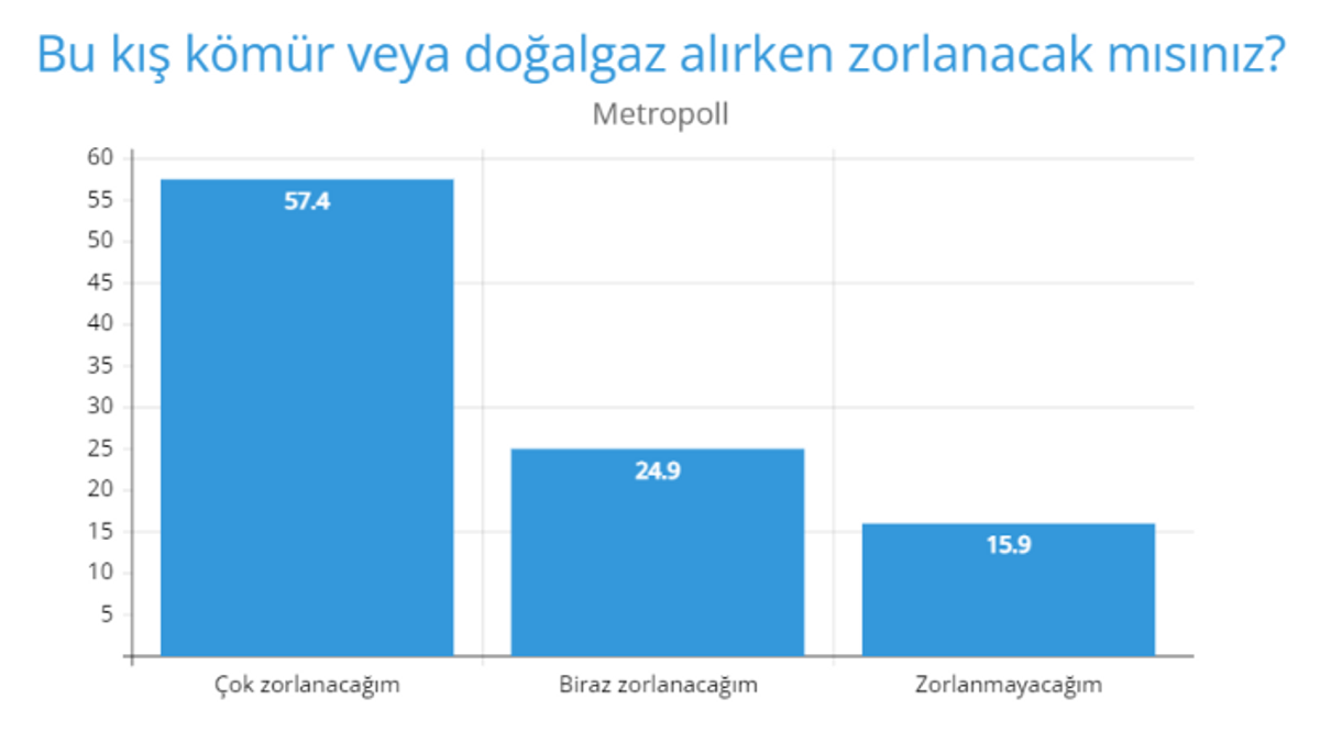 Metropoll kömür ve doğalgaz alırken zorlanacak mısınız anketi