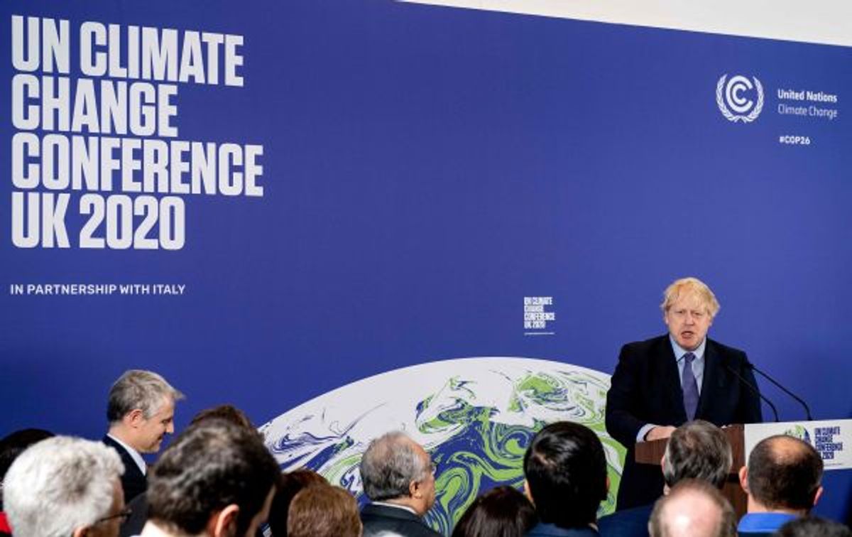 COP26 İklim Zirvesi'nde Boris Johnson