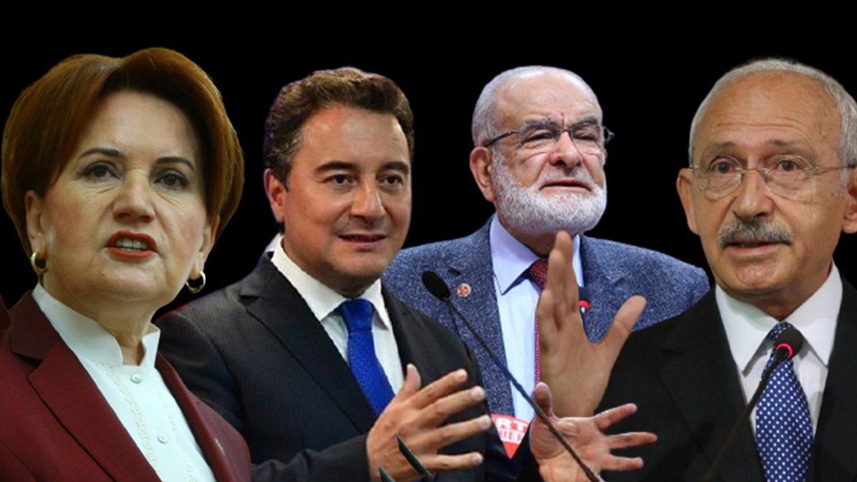 Meral Akşener, Ali Babacan, Temel Karamollaoğlu, Kemal Kılıçdaroğlu