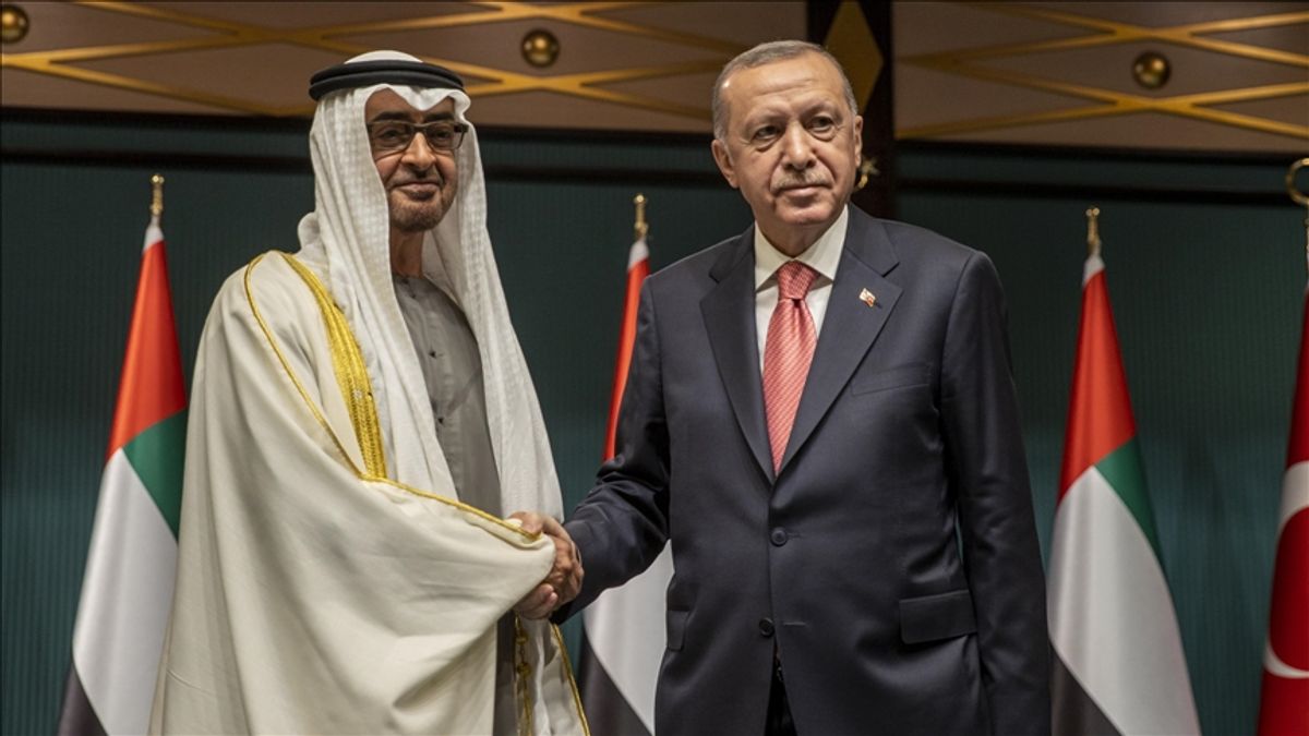 Birleşik Arap Emirlikleri Abu Dabi Veliaht Prensi Şeyh Muhammed bin Zayed el Nahyan ve Cumhurbaşkanı Erdoğan