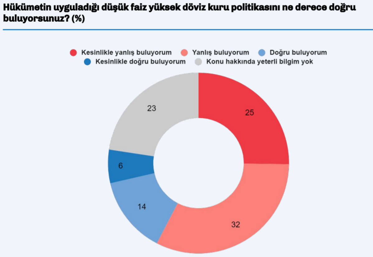 Türkiye Raporu düşük faiz anket