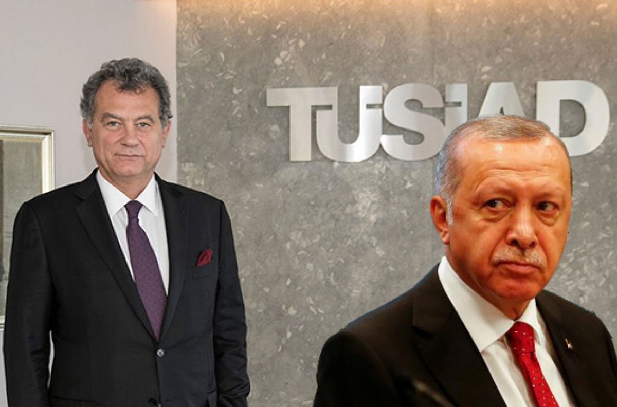Cumhurbaşkanı Erdoğan ve TÜSİAD Başkanı Simone Kaslowski