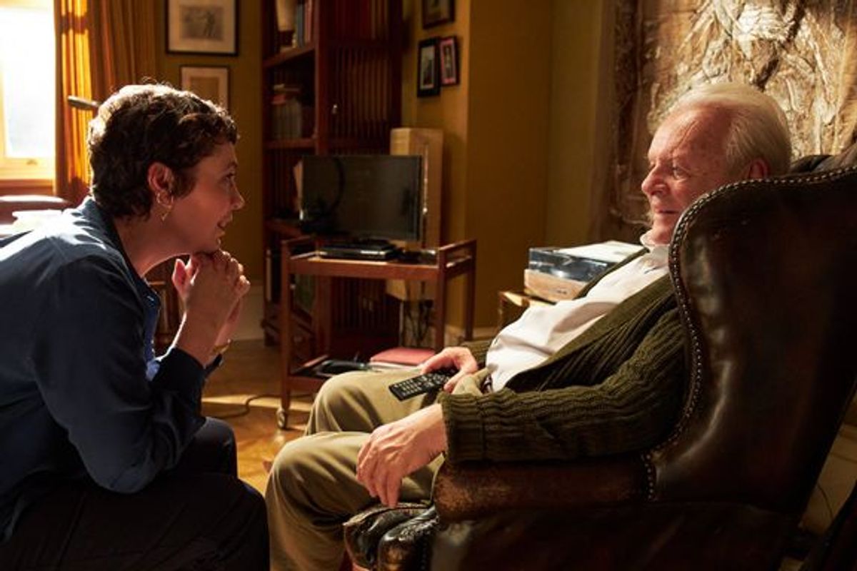 The Father filminin oyuncuları Olivia Colman ve Anthony Hopkins