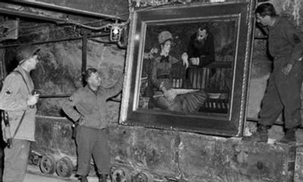 1945'te tuz madeninde bulunan Nazi yağması resimlerden biri de Manet'nindi - Reuters