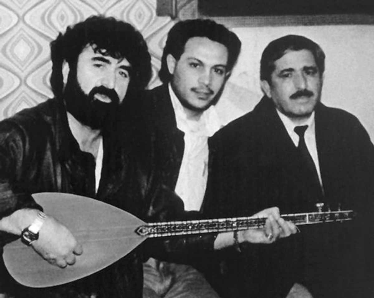 Ali Ekber Aydoğan with Âşık Mahzuni Şerif 
