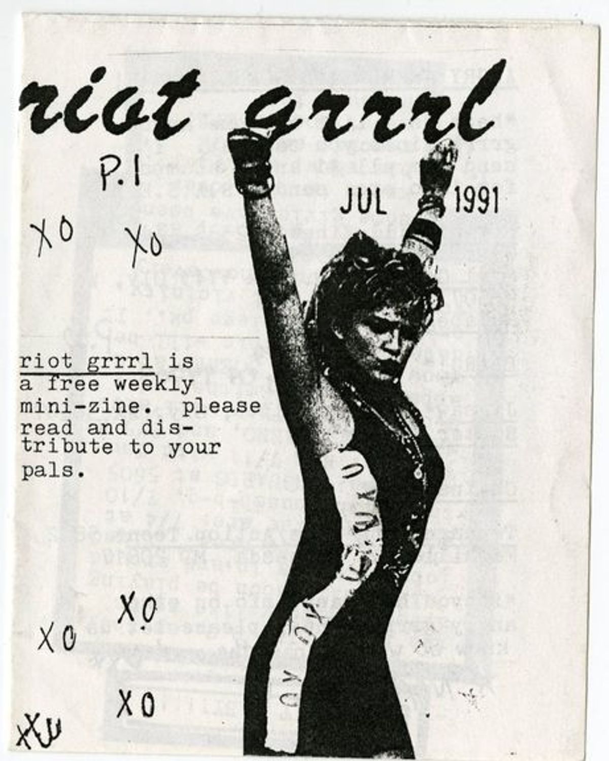 Riot Grrrl mini-zine