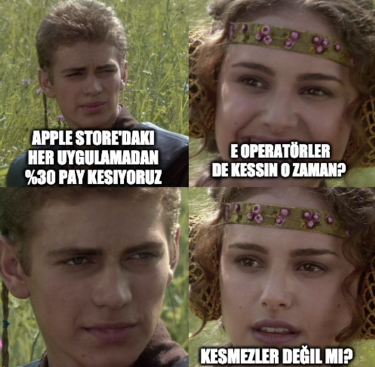 Bu sıralar popüler olmuş bir görsel.