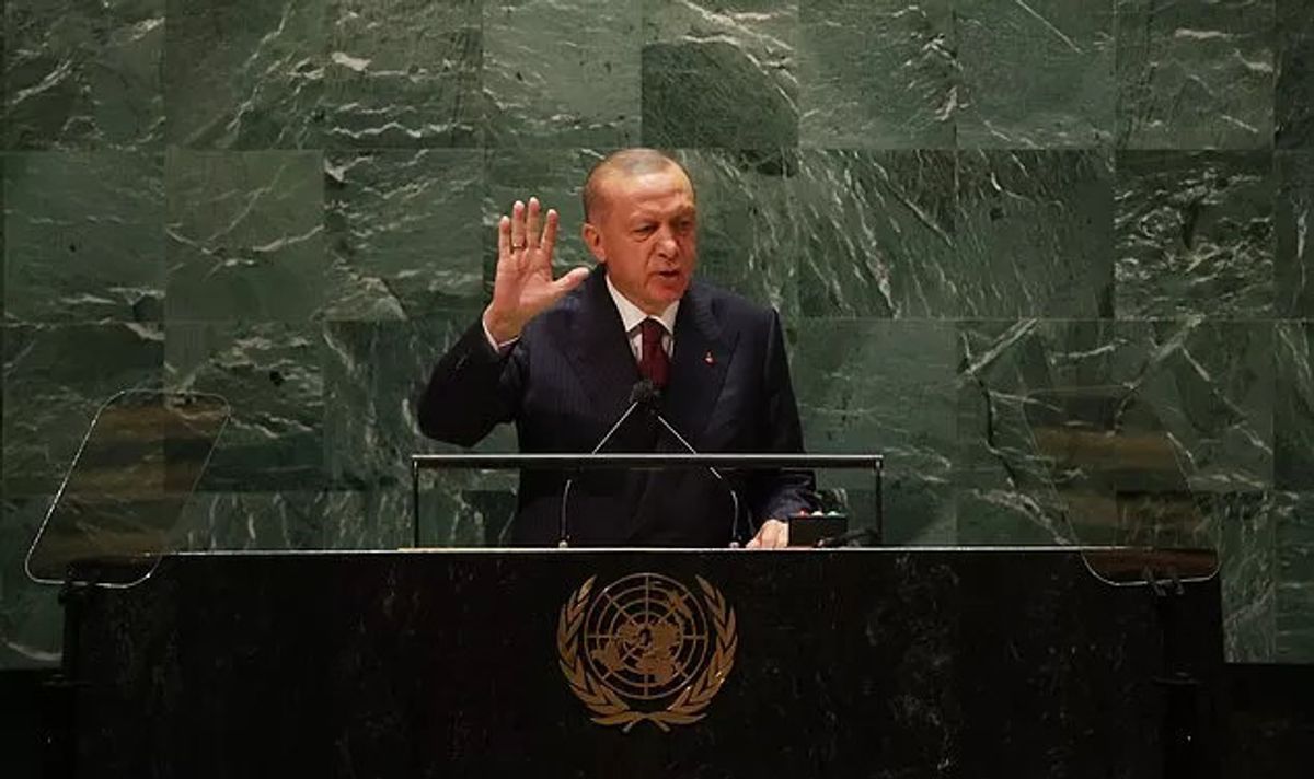 Cumhurbaşkanı Erdoğan BM Genel Kurulu'nda konuştu.