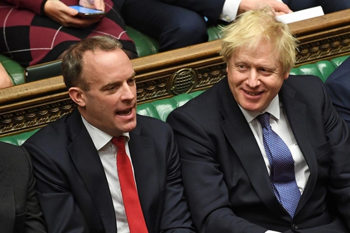 Dominic Raab ve Boris Johnson