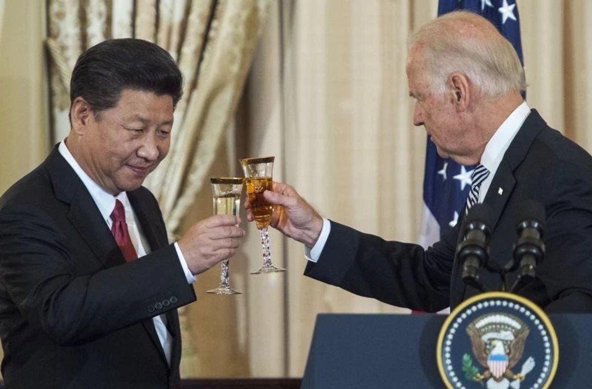 Çin Devlet Başkanı Şi Cinping ve ABD Başkanı Joe Biden