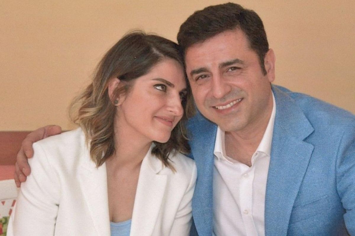 Selahattin Demirtaş ve eşi Başak Demirtaş