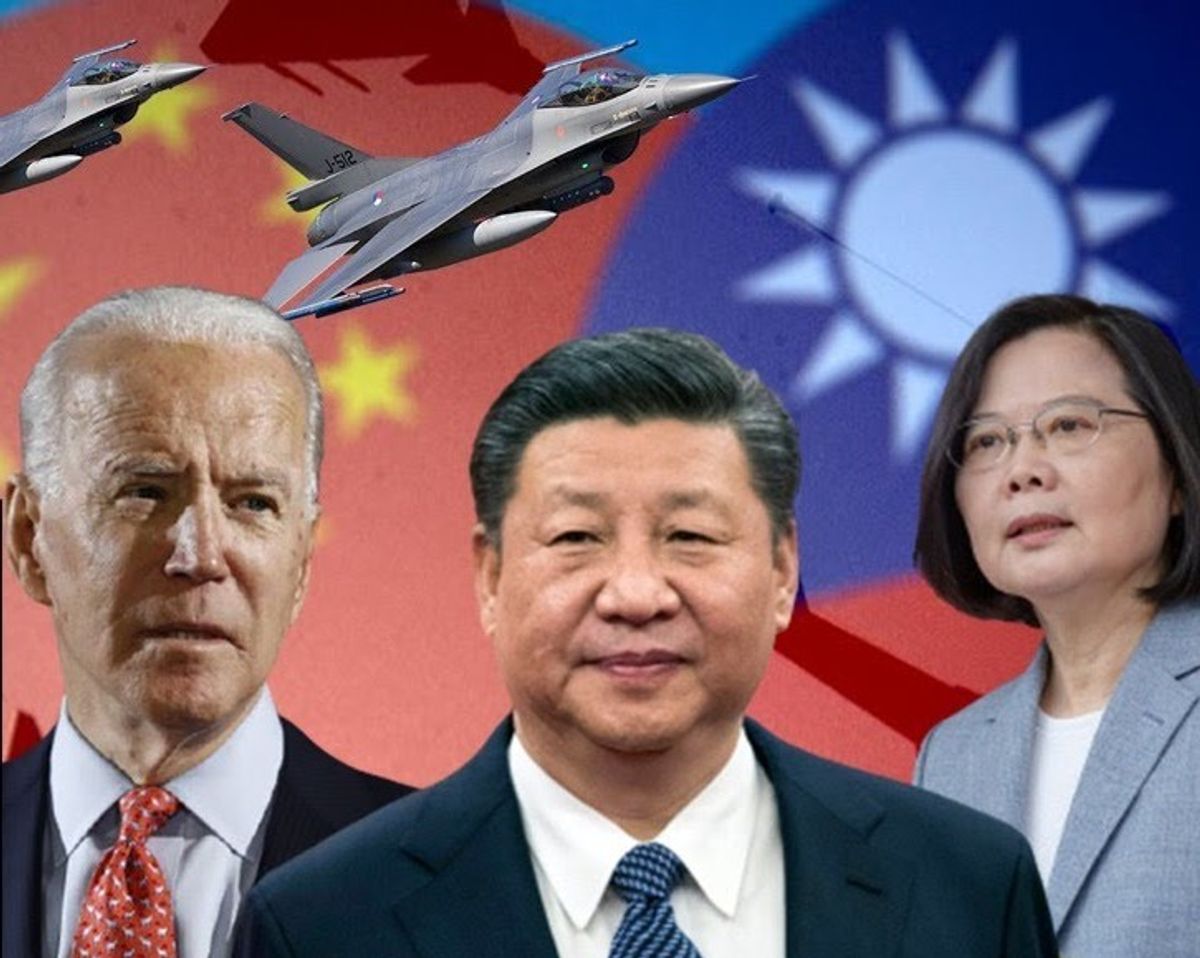 Biden, Cinping, Tsai Ing-wen