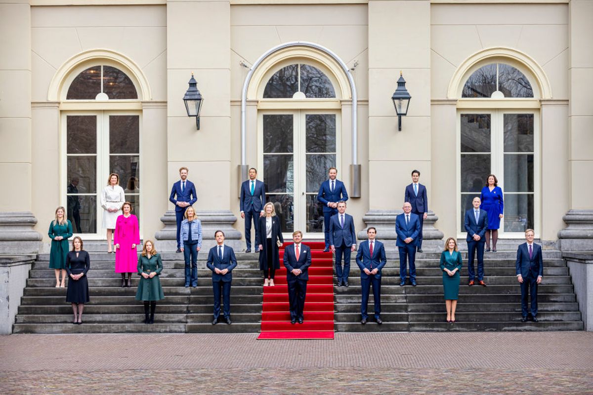 Hollanda'da yeni hükümetin fotoğrafı