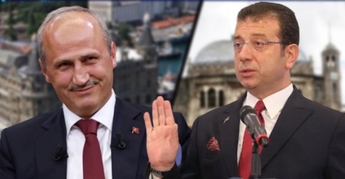 Ulaştırma ve Altyapı Bakanı Adil Karaismailoğlu, İstanbul Büyükşehir Belediye Başkanı Ekrem İmamoğlu