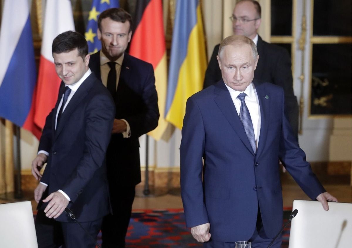 Rusya Devlet Başkanı Vladimir Putin, Ukrayna Devlet Başkanı Vladimir Zelenskiy