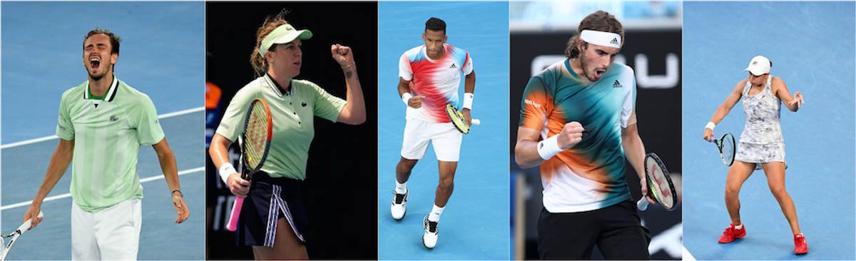 Daniil Medvedev, Félix Auger-Aliassime, Stefanos Tsitsipas, Ash Barty
