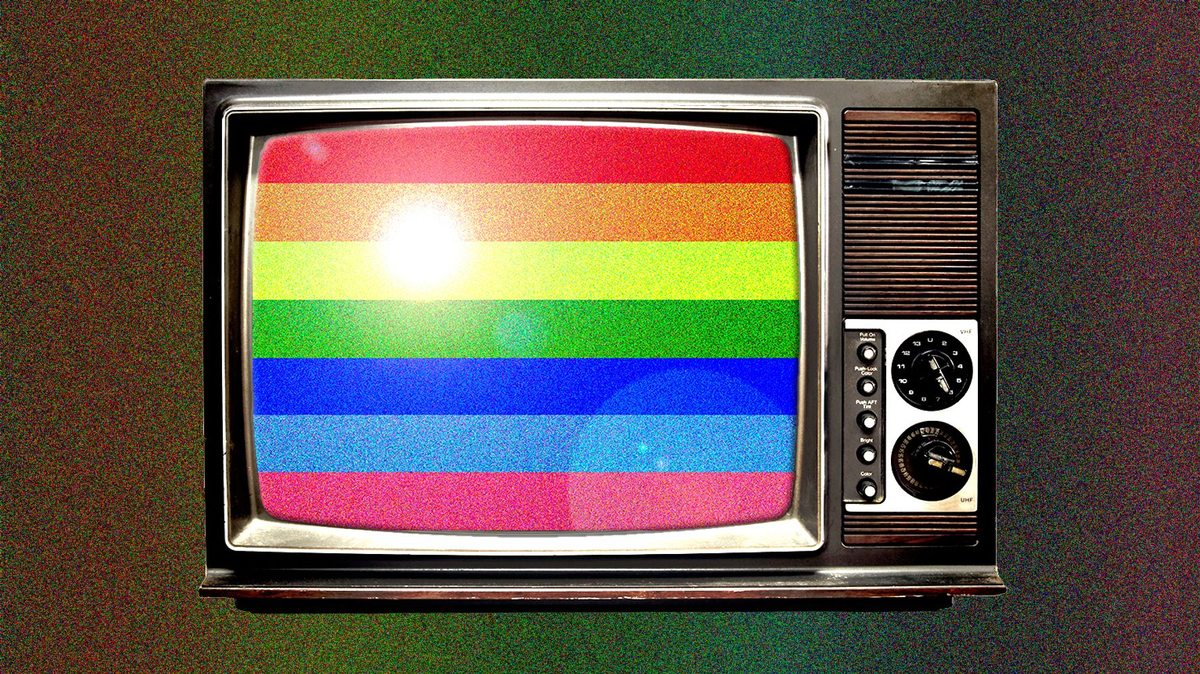 LGBT bayrağı televizyonda