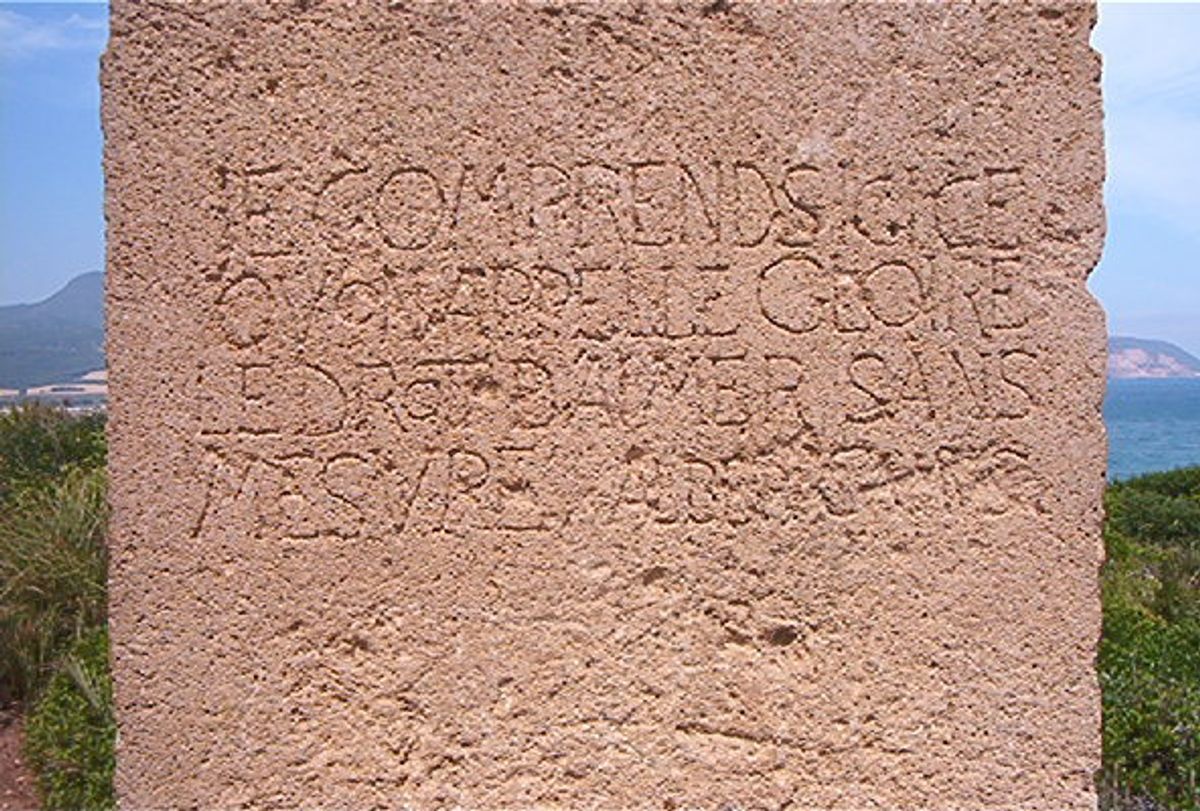 Camus'nün Taşa Yazdığı Yazı