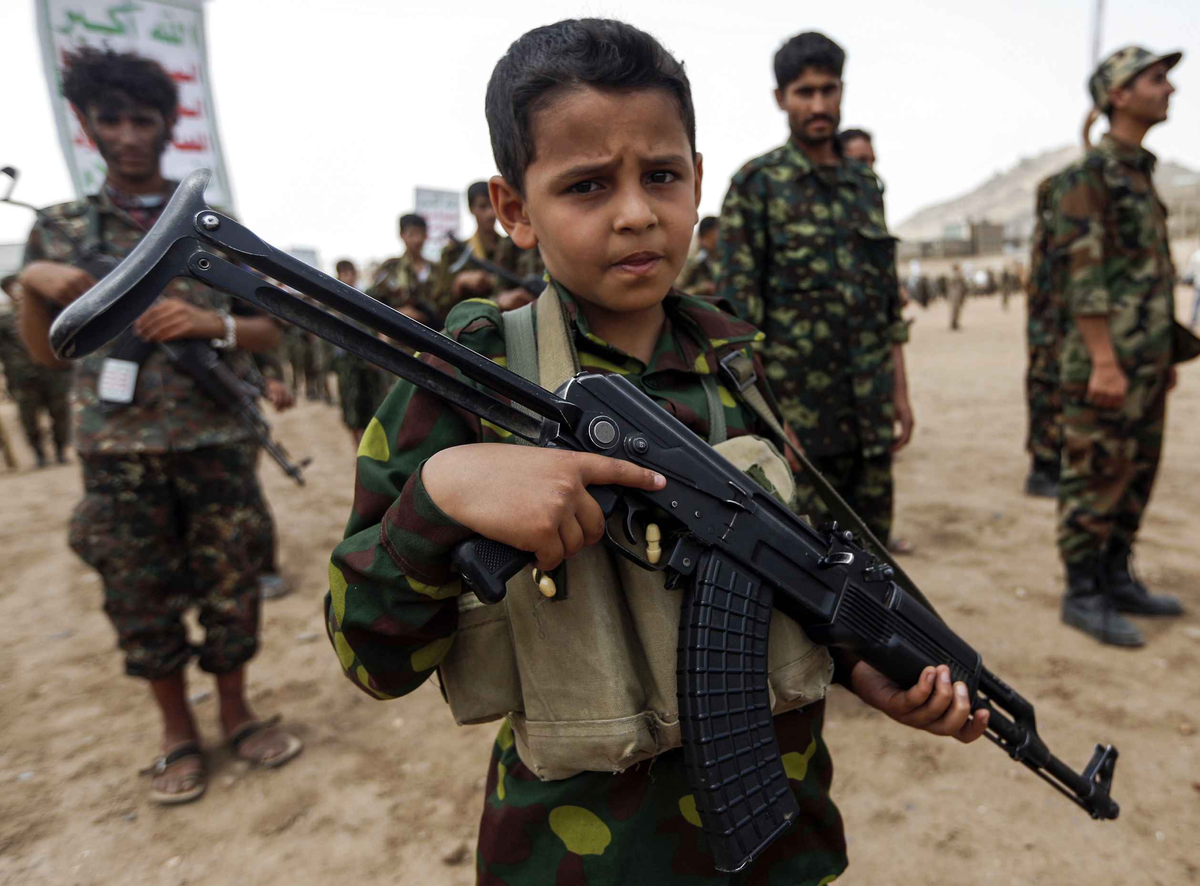 Yemen çocuk asker