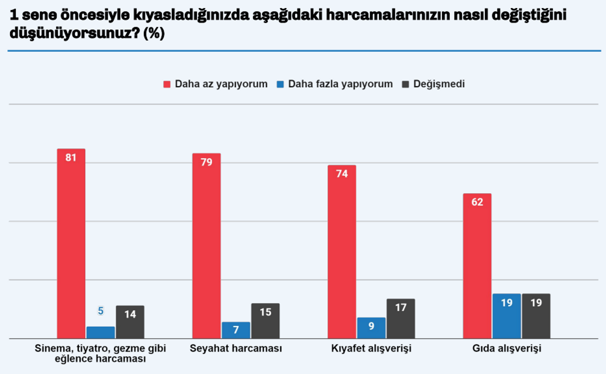 Türkiye Raporu harcama alışkanlıkları