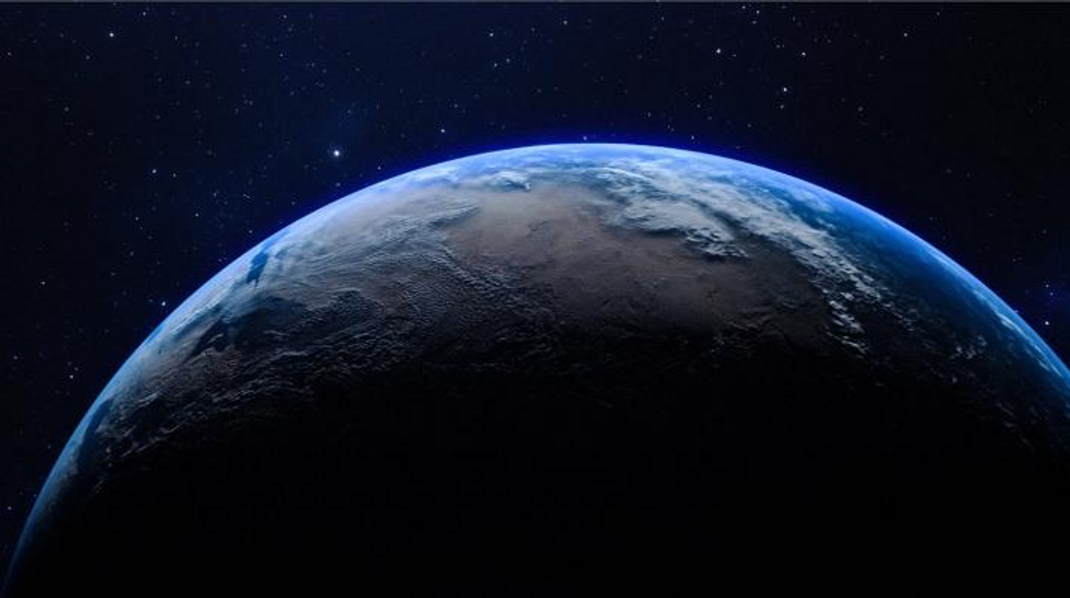 A planet in space

Description automatically generated with medium confidence