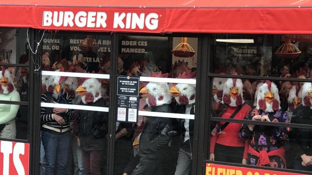 Burger King eyleminden fotoğraf