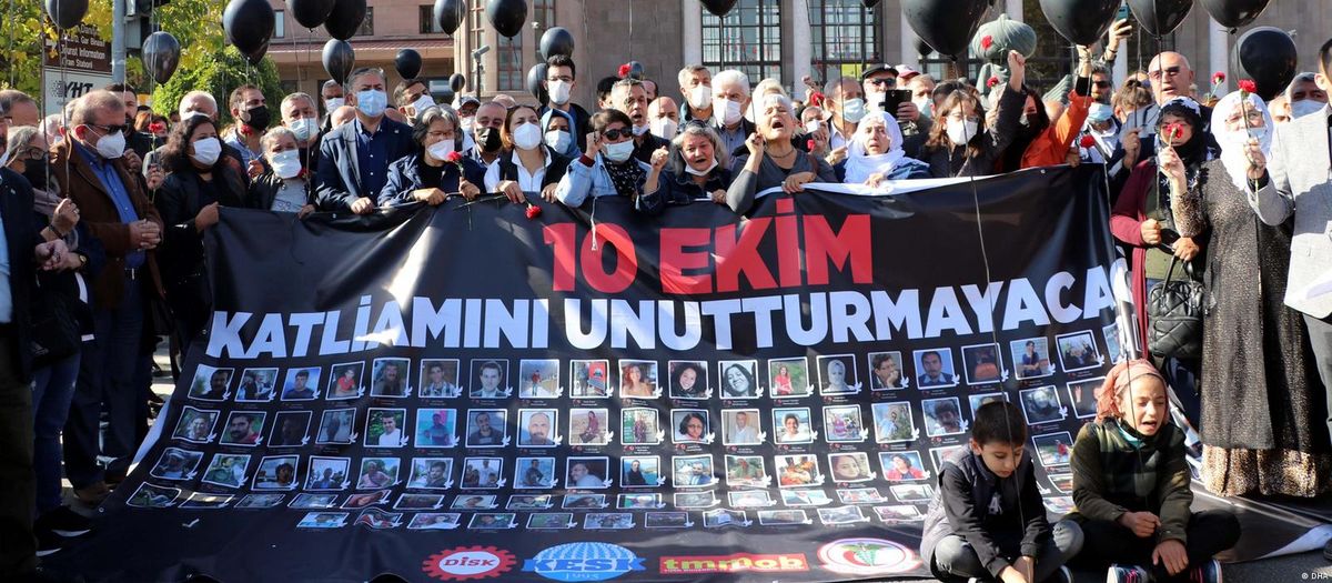 10 Ekim saldırısı için düzenlenen anma 