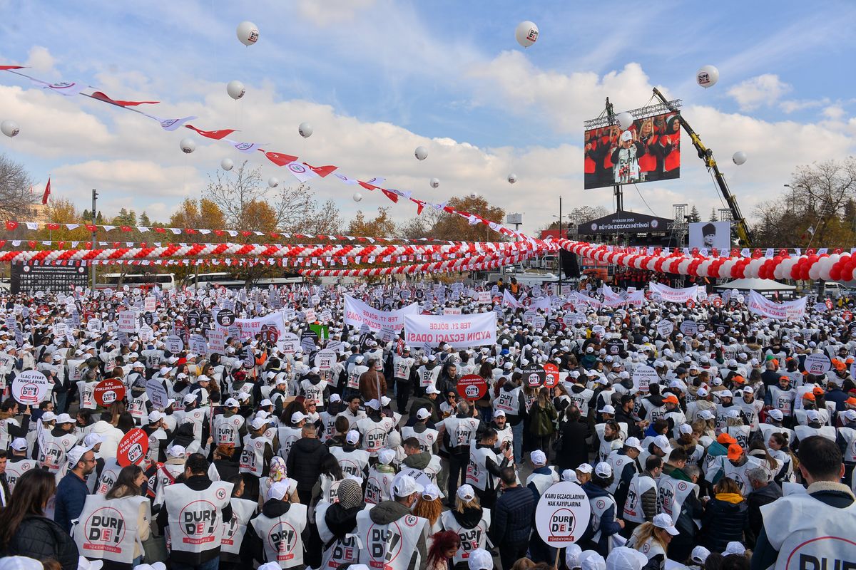 mitingden fotoğraf