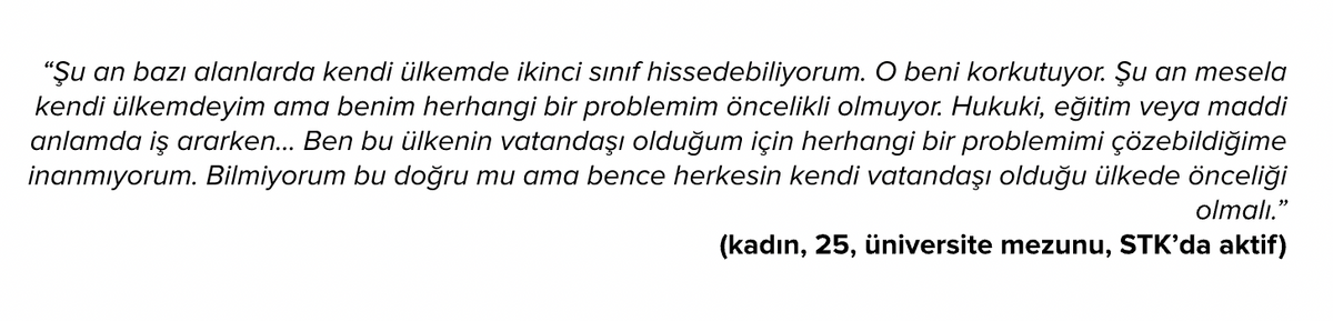 TC Vatandaşlığının değersizleşmesine ilişkin bir katılımcının düşünceleri