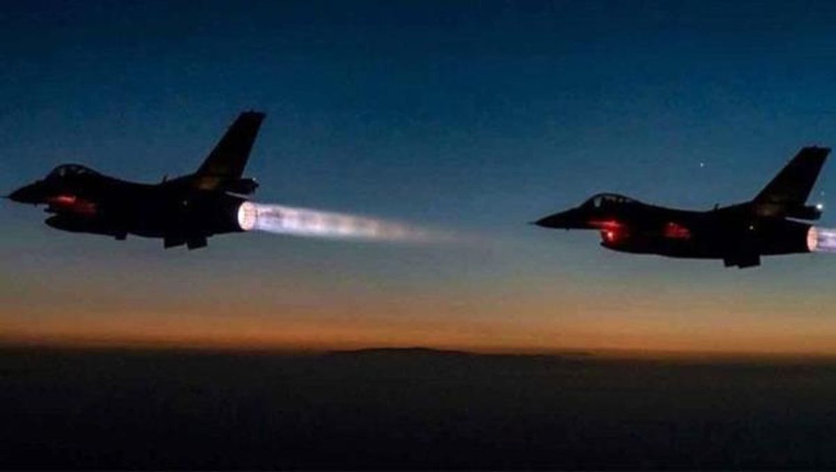 Pençe-Kılıç Hava Harekatı'ndan bir fotoğraf