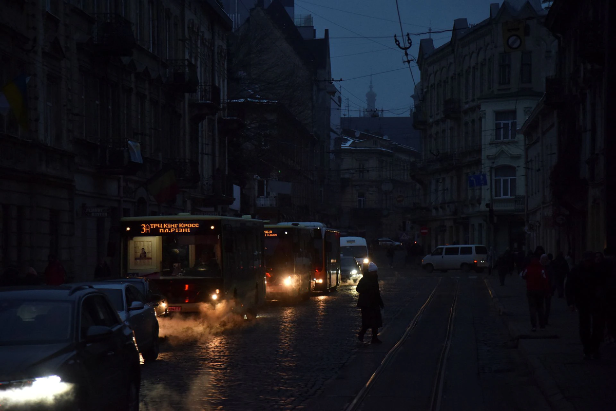 Kyiv without power
