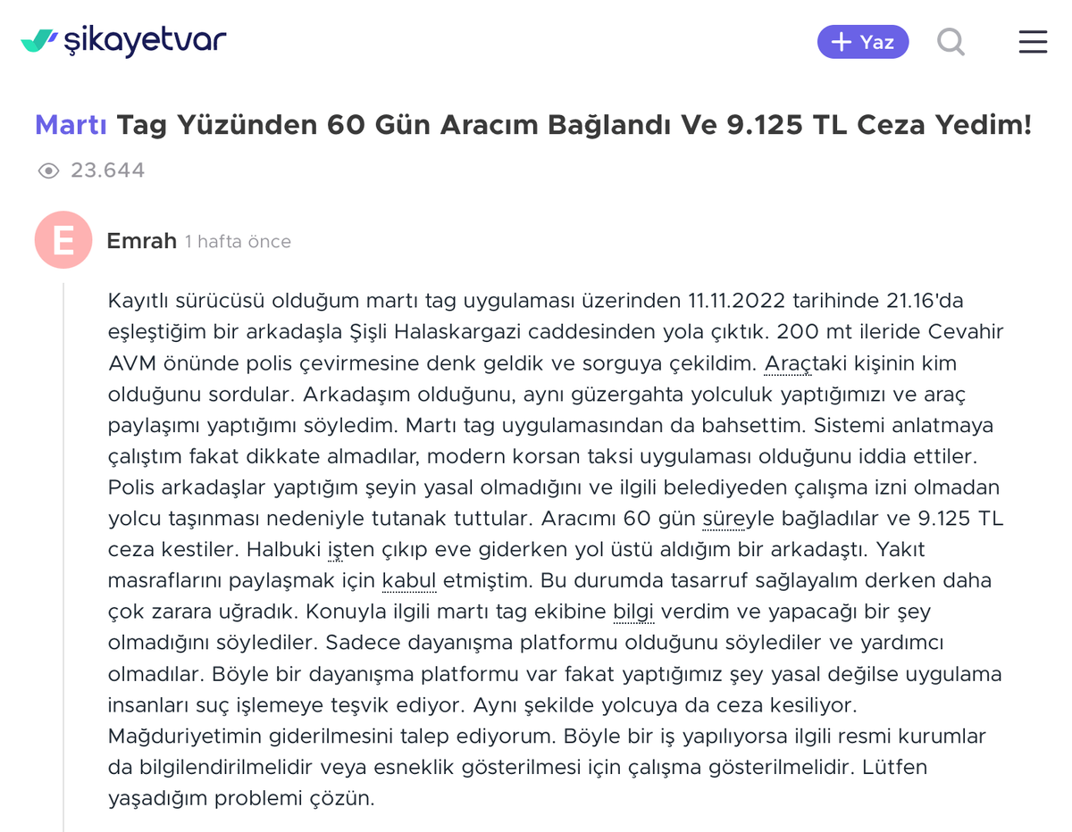ŞikayetVar