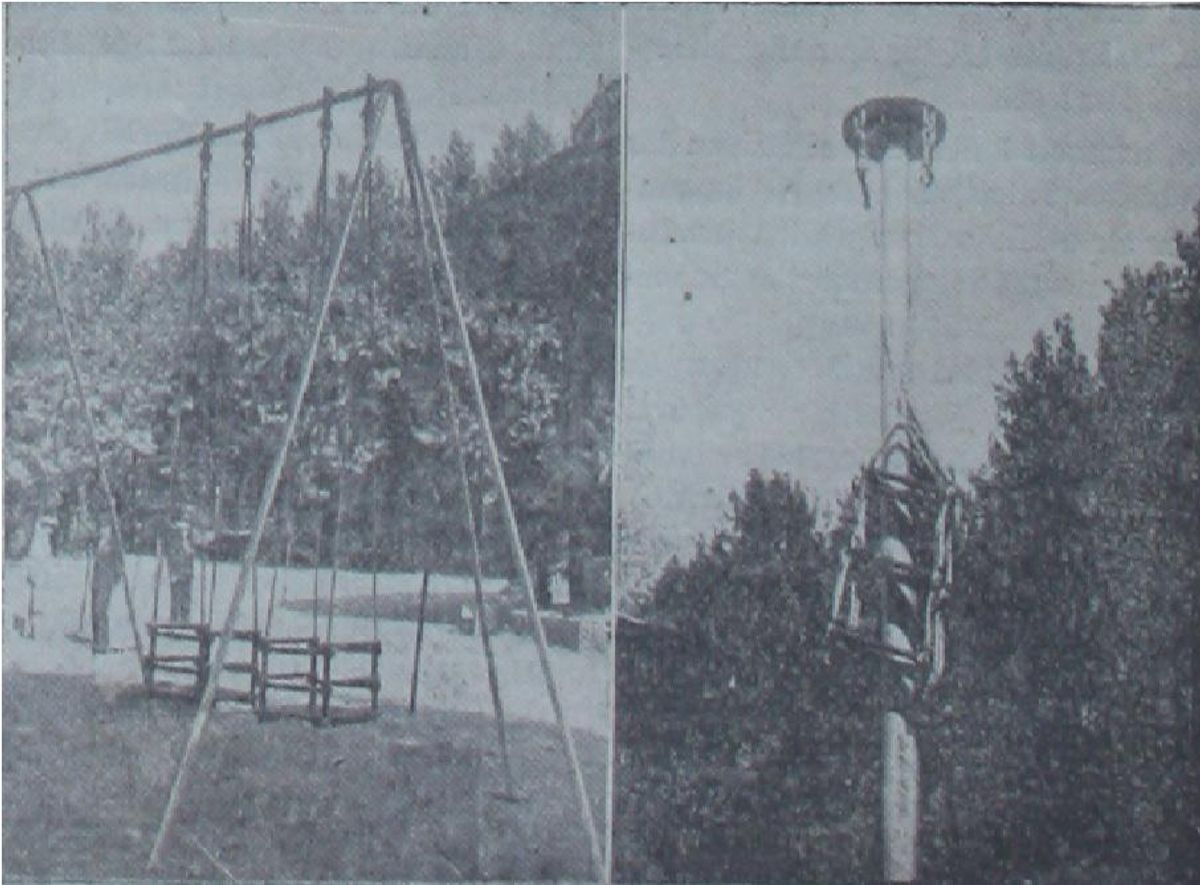 İstanbul'da ilk çocuk oyun alanı Gülhane Park'ında açıldı. (Eylül 1929)