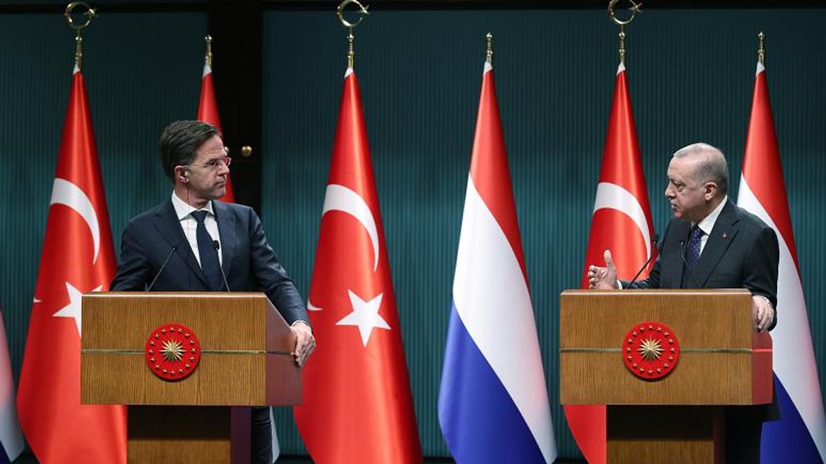 Mark Rutte ve Cumhurbaşkanı Erdoğan