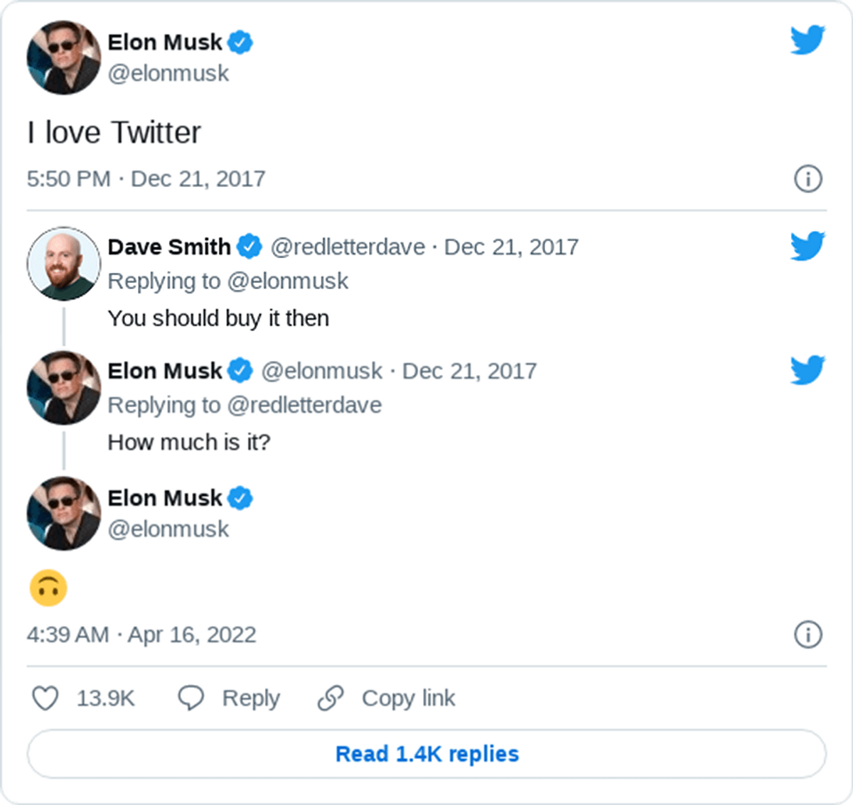 Elon Musk tweet
