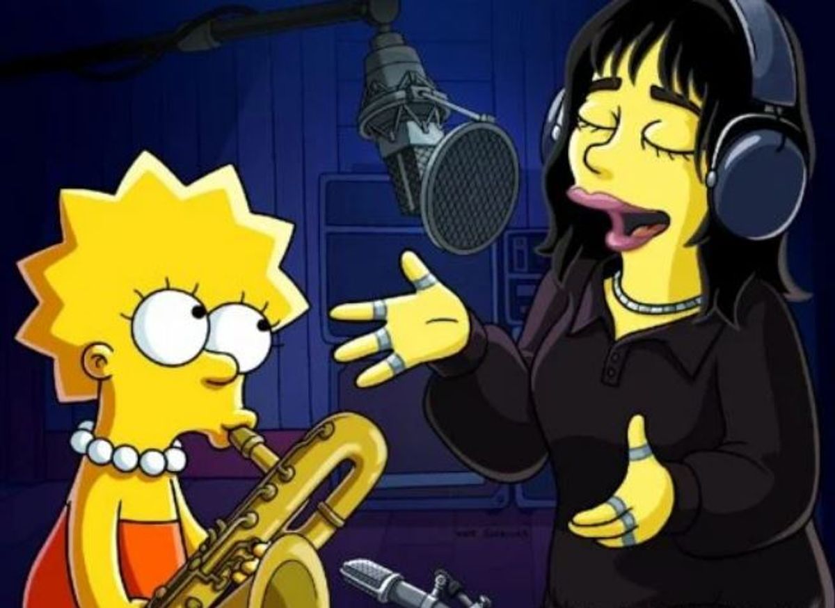 Billie Eilish ve Lisa Simpsons bölümünde