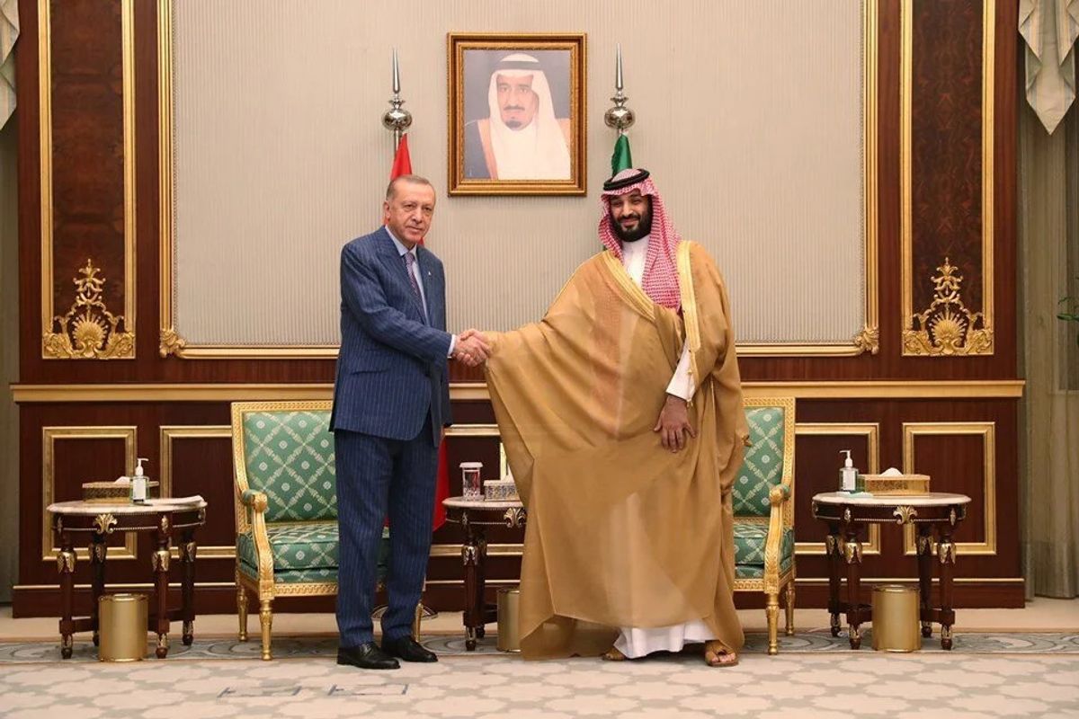 Erdoğan ve Selman bin Abdülaziz