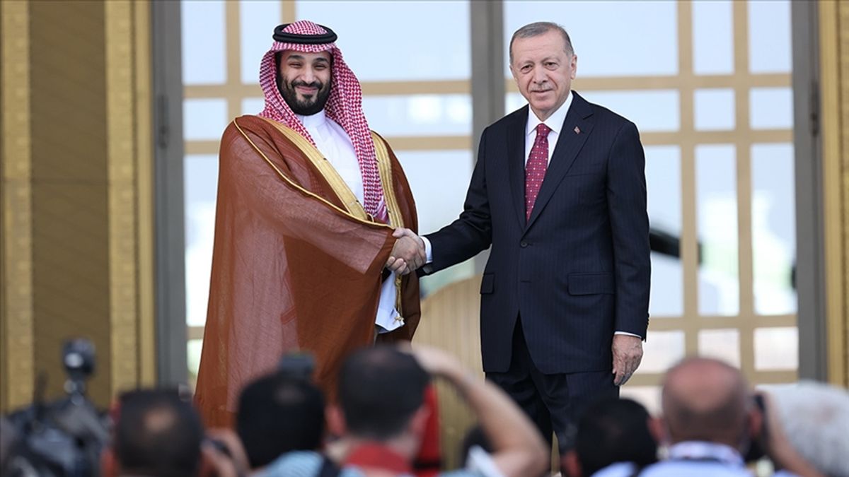  Cumhurbaşkanı Erdoğan ve Suudi Arabistan Veliaht Prensi Muhammed bin Selman