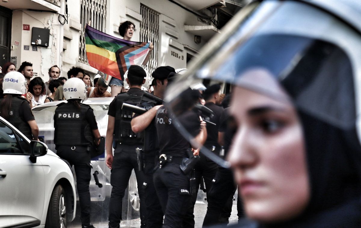 Yürüyüşten bir fotoğraf