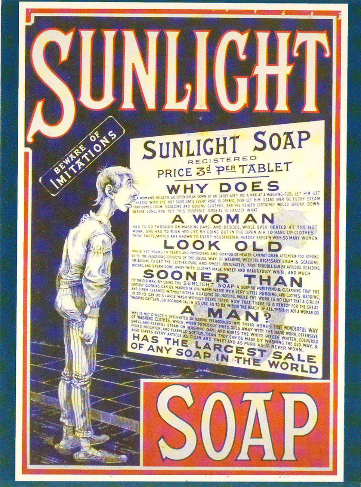 Sunlight sabun afişi
