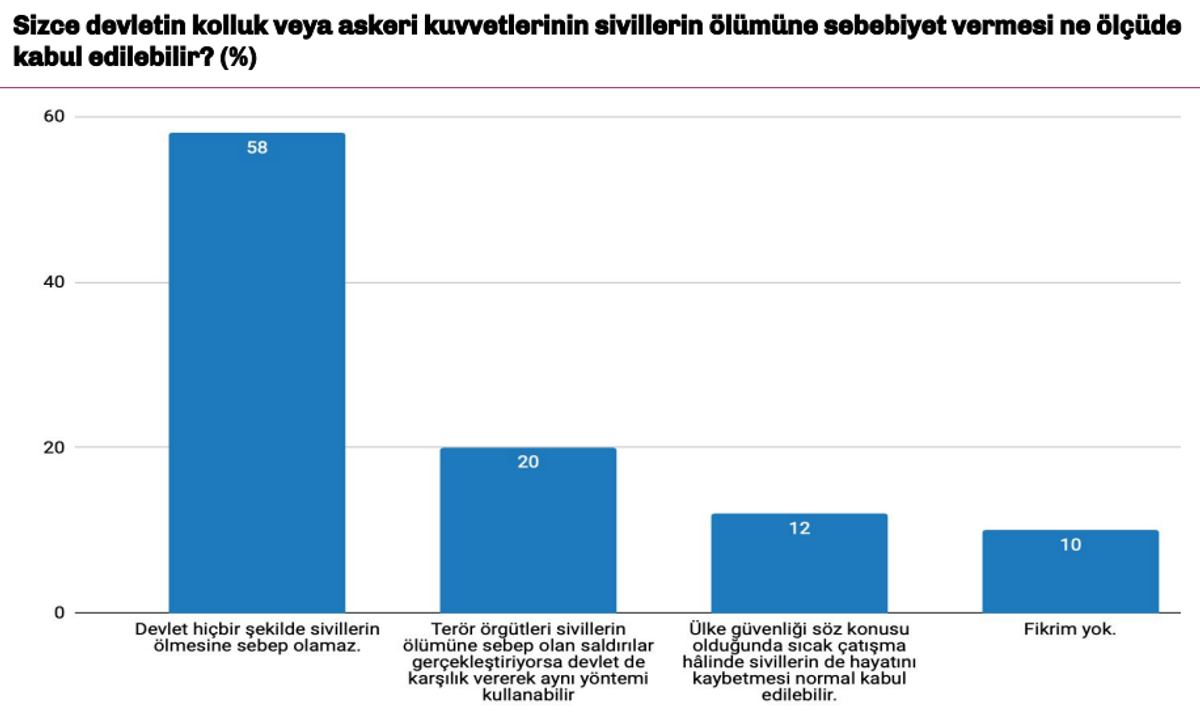 Türkiye raporu sivil ölümleri