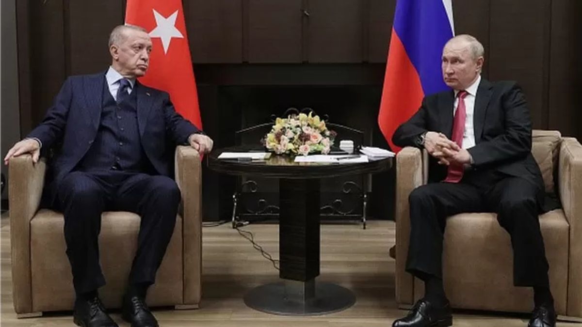 Erdoğan ve Putin'in yan yana fotoğrafı