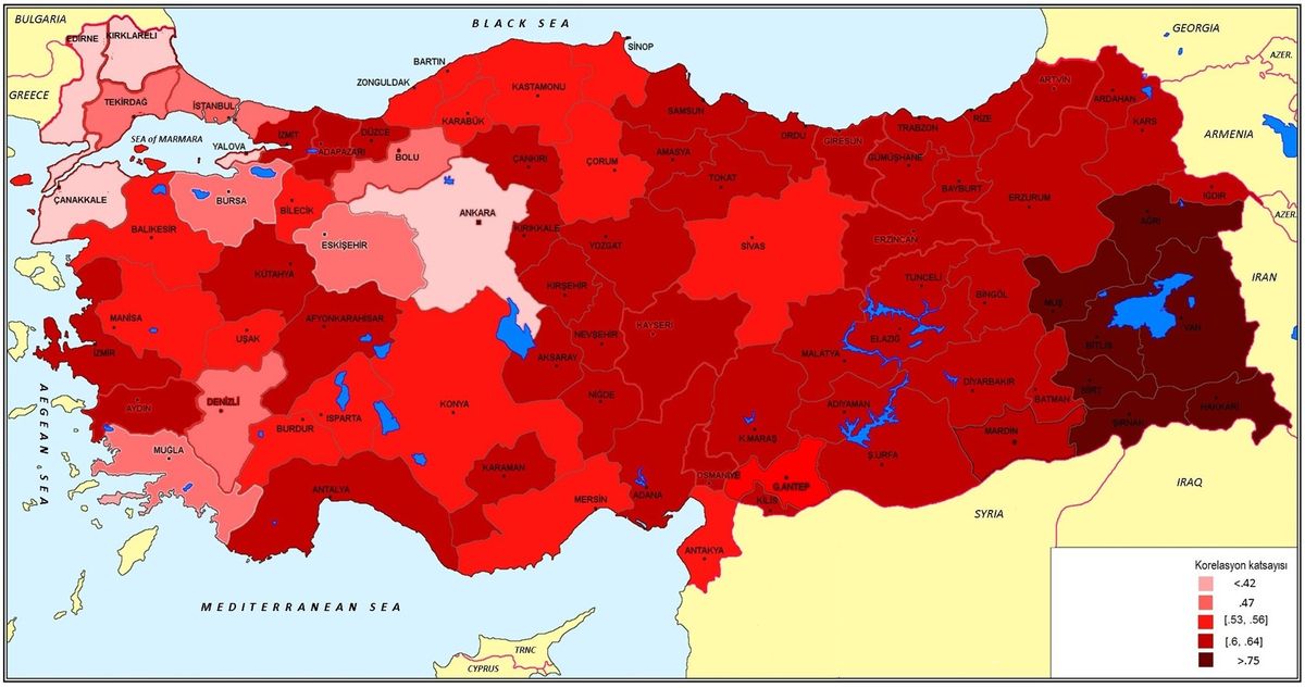 eğitimde fırsat eşitliği haritası