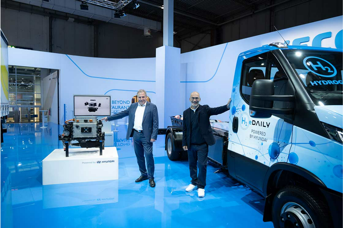 Hyundai ve Iveco'nun ürettiği kamyonetin fotoğrafı