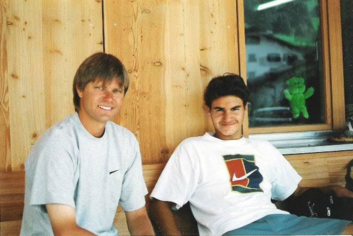 Peter Carter ve Roger Federer