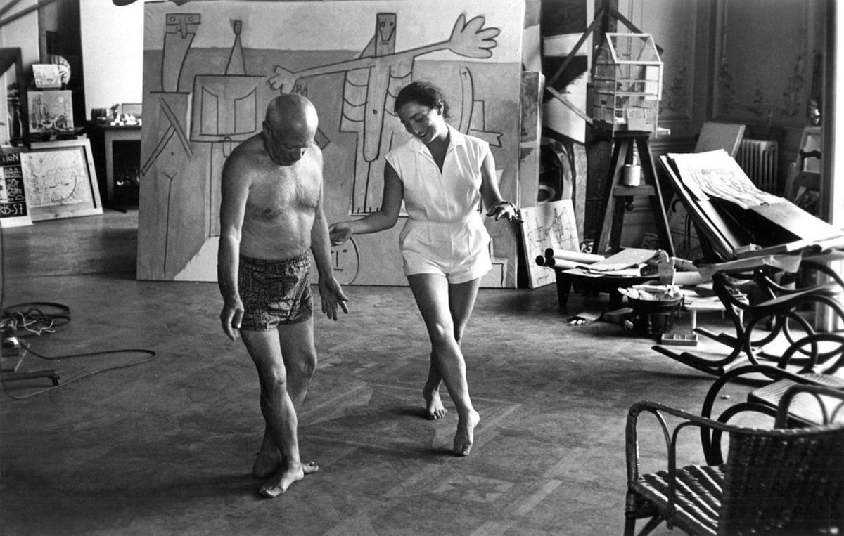 Picasso ve Jacqueline Dans Ederken