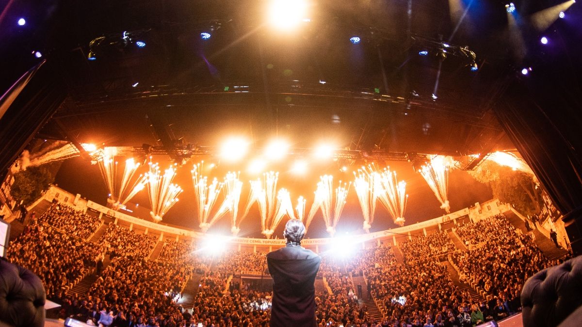 Tan Taşçı’nın bu yıl Harbiye Açıkhava’da rekor kırdığı konser, Fotoğraf: Sude Bircan