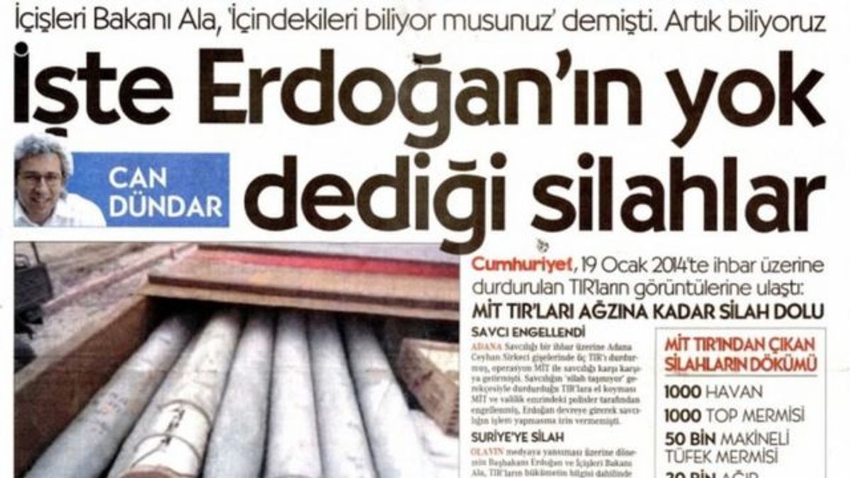 Cumhuriyet'in manşeti