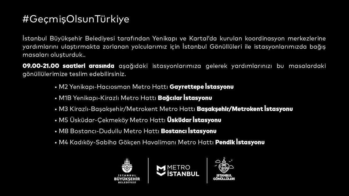 İBB yardım masaları